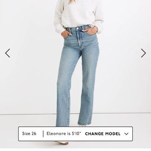 Madewell Perfect Vintage Straight Jean